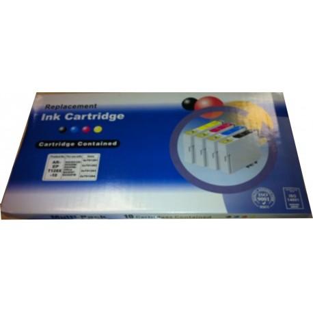 10 CARTUCCE T1631 T1632 T1633 T1634 COMPATIBILI PER EPSON WF2010W 2510WF 2520NF 16XL N 4 T1631 + N 2 T163234