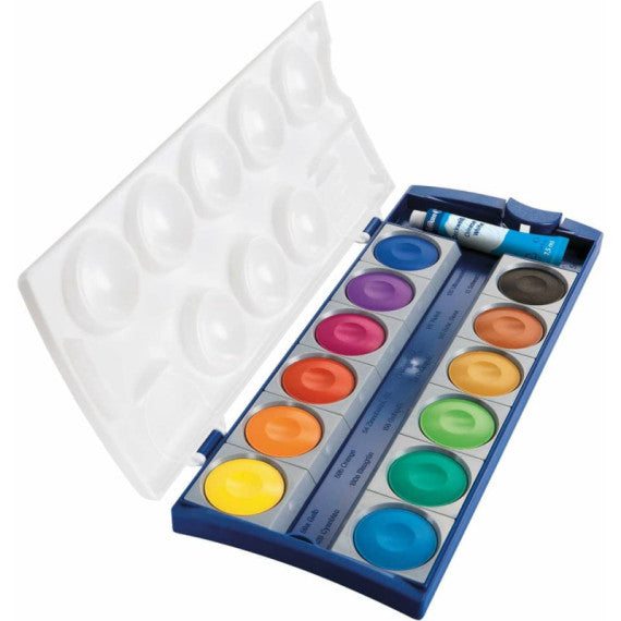 Acquarelli 735 Pelikan - 12 colori assortiti + tavolozza - 720854