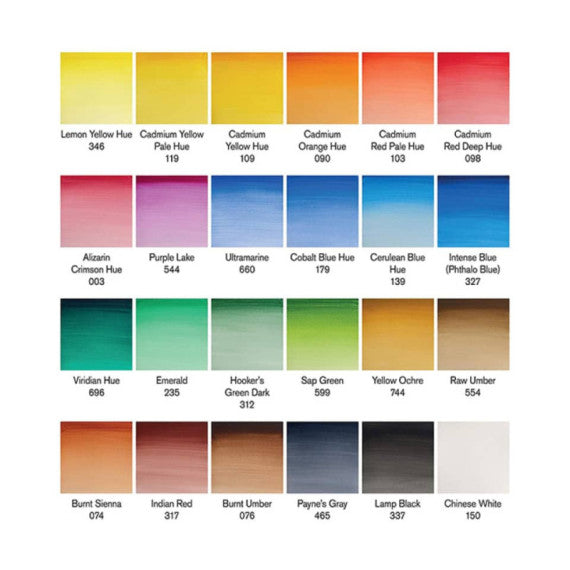 Acquarello tascabile Winson & Newton Cotman 24 mezzi godet assortiti - 0390376