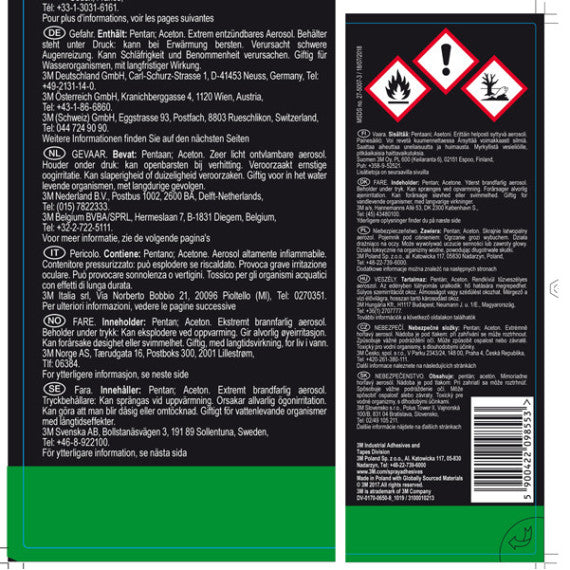 Adesivo spray 90 a presa rapida - 500 ml - 3M