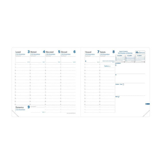 Agenda 2025 Quo Vadis Esecutivo rubr. IT Impala 7x10 cm - conf. 6 pz assortiti - settimanale - 01422025MQ