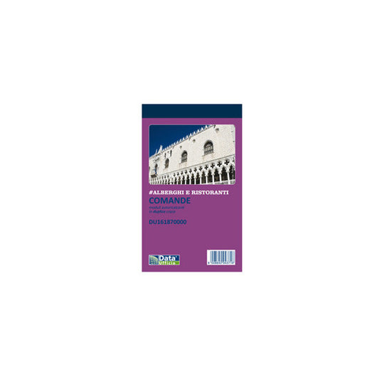 Blocco comande - 25/25 copie autoricopianti - 16,8 x 10 cm - DU161870000 - Data Ufficio