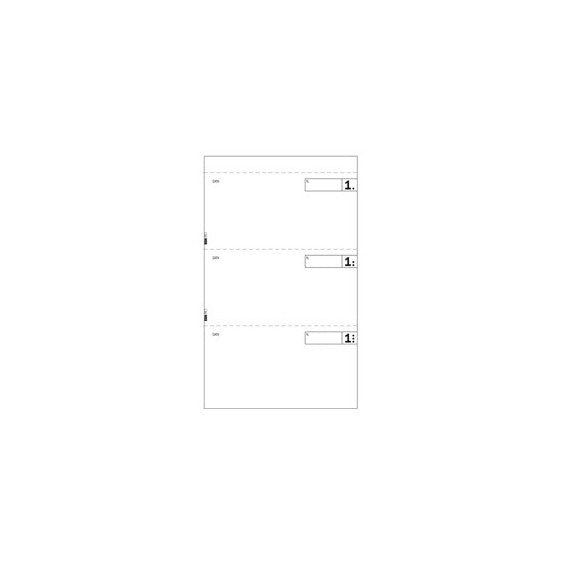 Blocco comande a 3 tagliandi - 25/25 fogli autoricalcanti - 17 x 9,9cm - Edipro