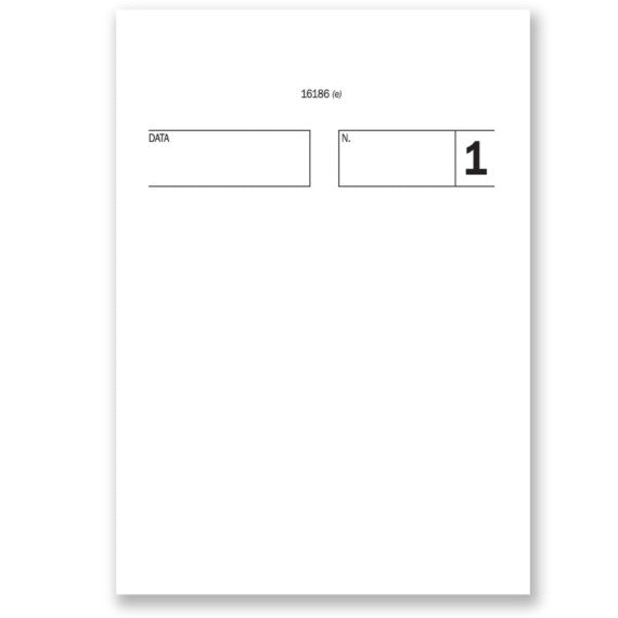 Blocco commande - 25/2 copie autoricalcanti - 10,5 x 7,4 cm - DU161860000 - Data Ufficio