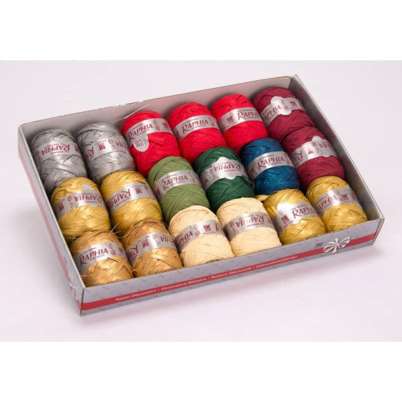 Bobina Bolis Raphia 20 m formato Christmas - conf. 18 pz - 54011370548