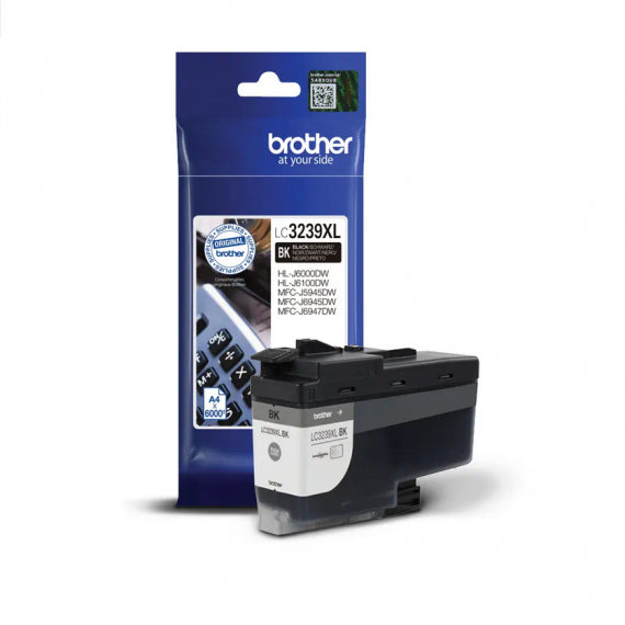BROTHER LC-3239XLBK NERA CARTUCCIA ORIGINALE PER BROTHER MFC-J6945DW MFC-J5945DW.J6947,HL-J6000DW LC3239XL 128ml 6.000 PAGINE