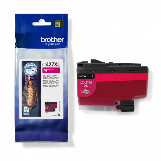Brother LC427XLM magenta alta capacità cartuccia originale per Brother HL J6010DW,MFC J5955DW,J6955,J6957 LC-427XL 5.000 pagine