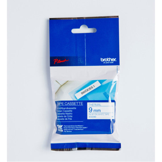 Brother - Nastro - Blu/Bianco - MK223 - 9mm x 8mt