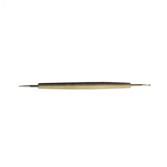 Bulino - doppia punta in acciaio per sbalzo/embossing - 18.5cm - CWR