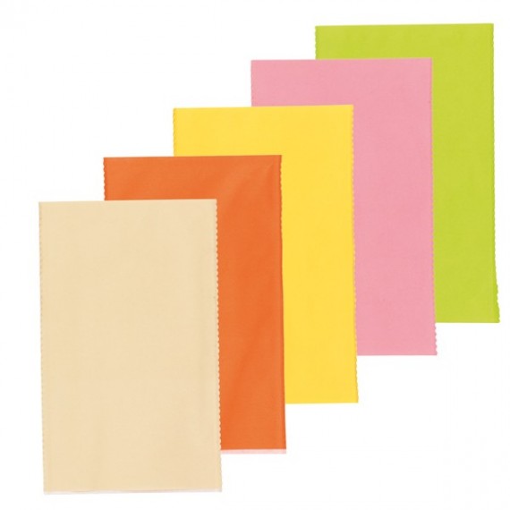 Busta regalo Spring - 25 x 40 cm - 45 gr - carta - 5 colori assortiti - PNP - conf. 50 pezzi