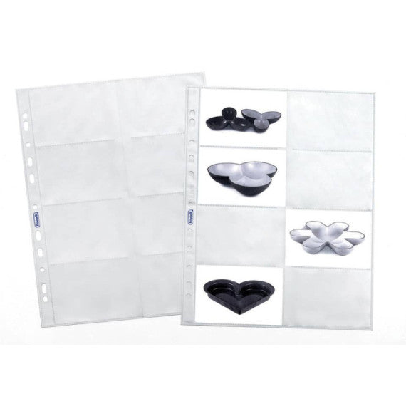 Buste a foratura universale Favorit porta foto buccia d'arancia superior 10x15 cm (x8 tasche) conf.10 - 100460147