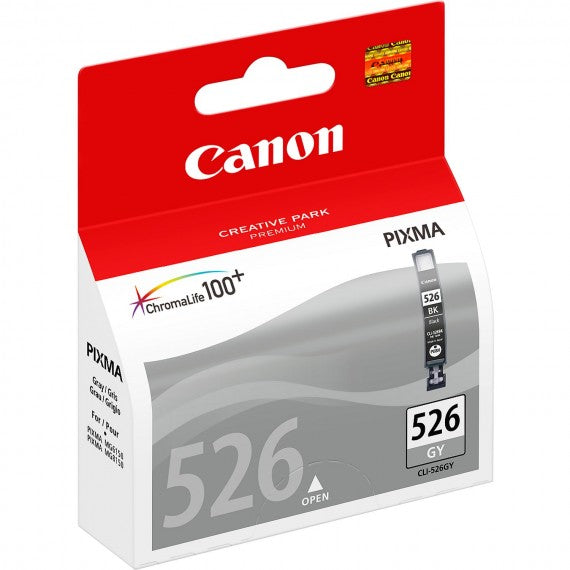 CANON CLI-526G GRIGIA 4544B001 CARTUCCIA ORIGINALE PER CANON IP 4850,MG 5150,MG 5250 CLI526 CAPACITA 9ML