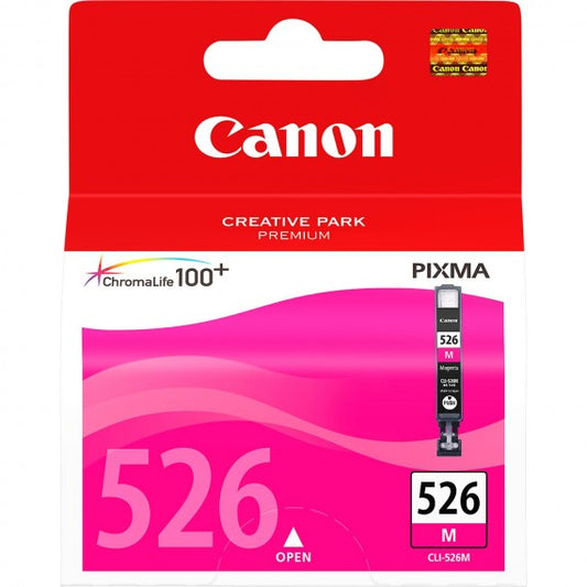 CANON CLI-526M MAGENTA 4542B001 CARTUCCIA ORIGINALE PER CANON IP 4850,MG 5150,MG 5250 CLI526 CAPACITA 9ML