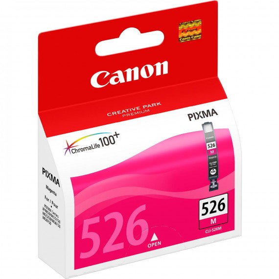 CANON CLI-526M MAGENTA 4542B001 CARTUCCIA ORIGINALE PER CANON IP 4850,MG 5150,MG 5250 CLI526 CAPACITA 9ML