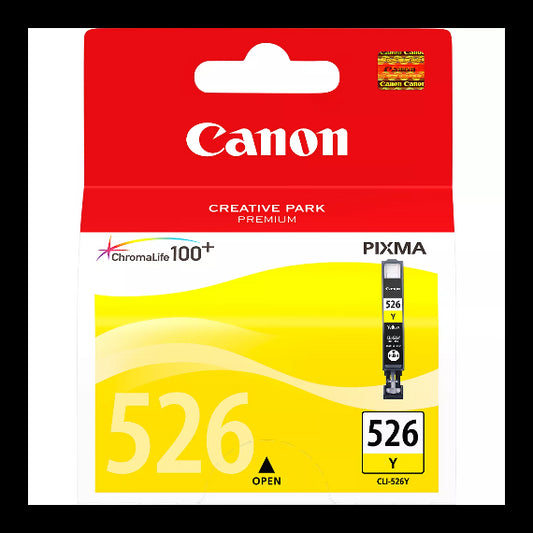 CANON CLI-526Y GIALLA 4543B001 CARTUCCIA ORIGINALE PER CANON IP 4850,MG 5150,MG 5250 CLI526 CAPACITA 9ML