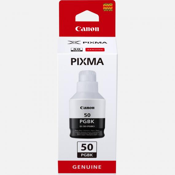 CANON GI-50PGBK NERO 3386C001 ORIGINALE FLACONE DI INCHIOSTRO PER PIXMA G6050,G5050,GM2050,G7050,GM4040,GM4050 6.000 PAGINE