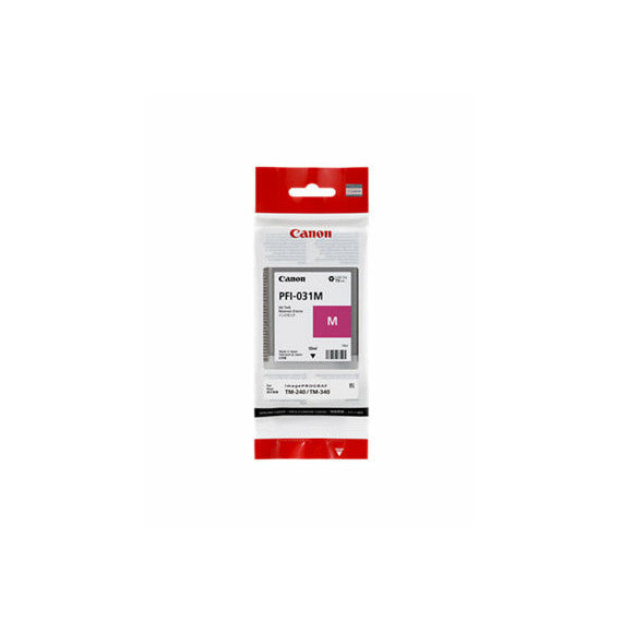 Canon PFI-031M magenta 6265C001 cartuccia originale per Canon ImagePROGRAF TM-240,TM-340 PFI031 capacità 55ml