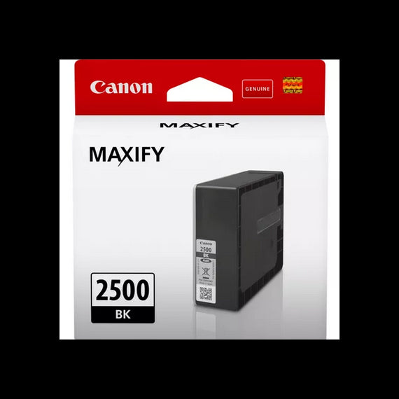 CANON PGI-2500 BK NERO 9290B001 CARTUCCE ORIGINALE PER CANON iB4050 MB5050 MB5350 PGI2500 CAPACITA' 29.1ml