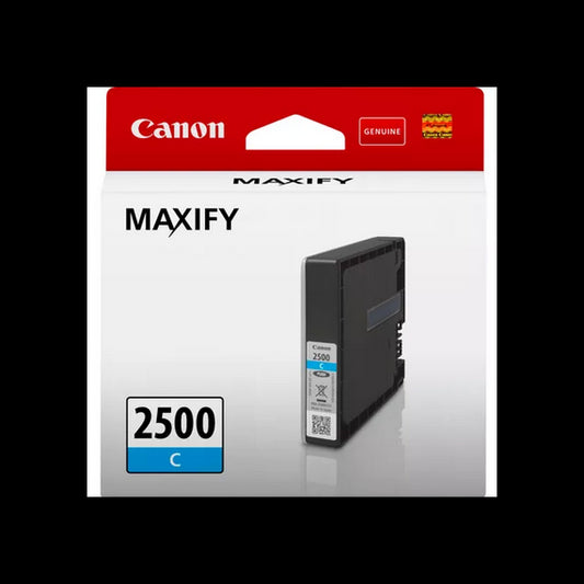 CANON PGI-2500 C CIANO 9301B001 CARTUCCE ORIGINALE PER CANON iB4050 MB5050 MB5350 PGI2500 CAPACITA' 9.6ml
