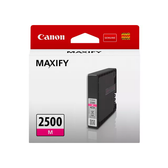 CANON PGI-2500 M MAGENTA 9302B001 CARTUCCE ORIGINALE PER CANON iB4050 MB5050 MB5350 PGI2500 CAPACITA' 9.6ml