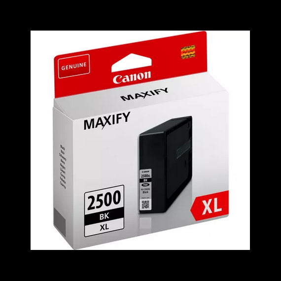 Canon PGI-2500XLBK nero 9254B001AA alta capcità cartuccia originale per Canon iB4050 MB5050 MB5350 PGI2500XL 2.500 pagine