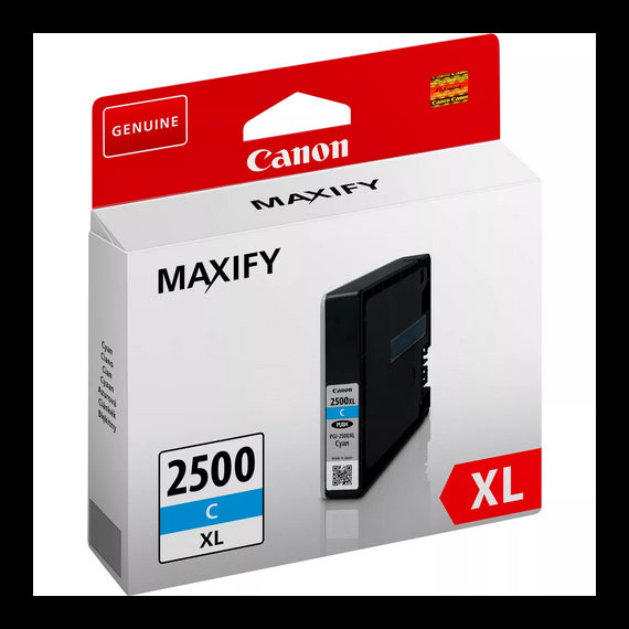 Canon PGI-2500XLC ciano 9265B001AA alta capcità cartuccia originale per Canon iB4050 MB5050 MB5350 PGI2500XL 2.100 pagine
