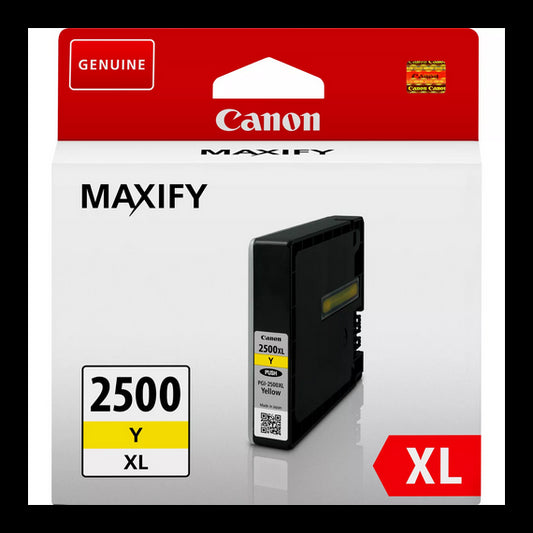 Canon PGI-2500XLY giallo 9267B001AA alta capcità cartuccia originale per Canon iB4050 MB5050 MB5350 PGI2500XL 2.100 pagine