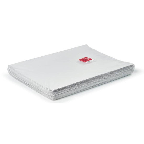 Carta da pacco Rex-Sadoch 100x140 cm 80 g/m² - Kraft bianco - Conf. 50 fogli piegati 50x35 cm - CK50W-BIA