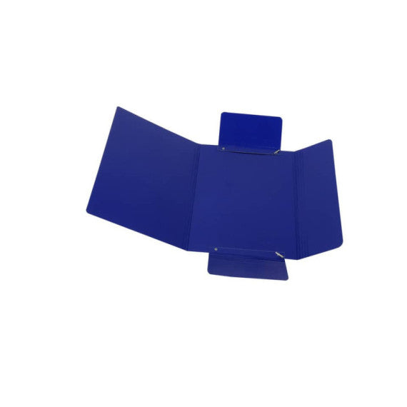 Cartella in presspan a tre lembi Cartotecnica del Garda colore blu CG0032PBXXXAE01