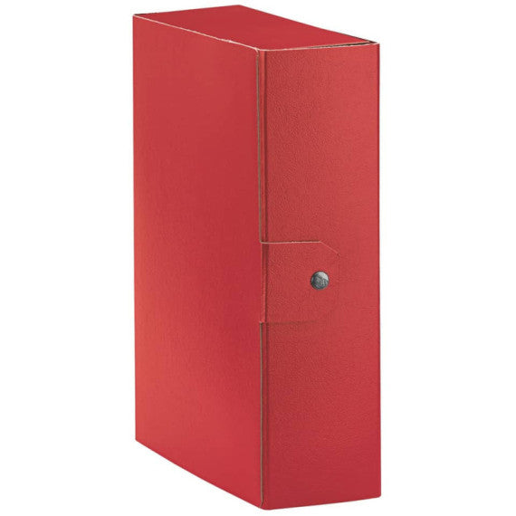 Cartella portaprogetti Esselte C30 EUROBOX dorso 10 cm presspan biverniciato rosso - 390330160