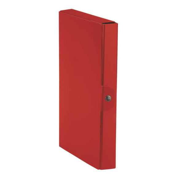 Cartella portaprogetti Esselte C84 DELSO ORDER dorso 4 cm presspan lucido rosso 25x35 cm - 390384160