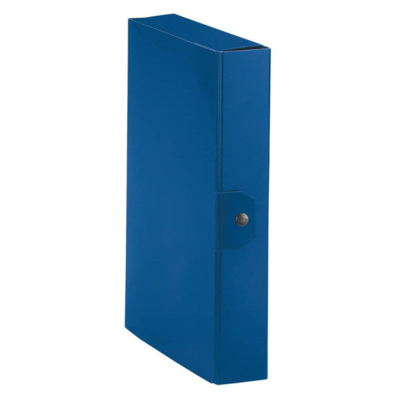 Cartella portaprogetti Esselte C86 DELSO ORDER dorso 6 cm presspan lucido blu 25x35 cm - 390386050