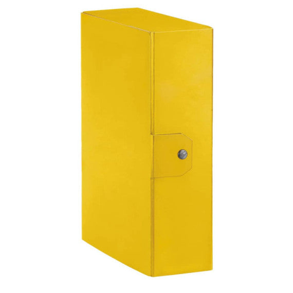 Cartella portaprogetti Esselte C90 DELSO ORDER dorso 10 cm presspan lucido giallo 25x35 cm - 390390090