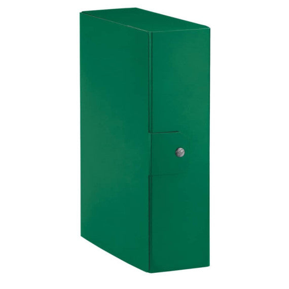 Cartella portaprogetti Esselte C90 DELSO ORDER dorso 10 cm presspan lucido verde 25x35 cm - 390390180