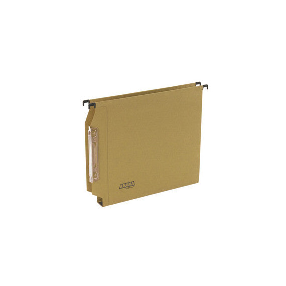 Cartella sospesa Avana - armadio - interasse 33 cm - fondo U 30 mm - 32,6x27,5 cm - avana - Bertesi
