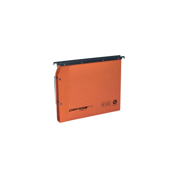 Cartella sospesa Cartesio Plus - armadio - interasse 33 cm - fondo U 50 mm - 32,6x28 cm - arancio - Bertesi