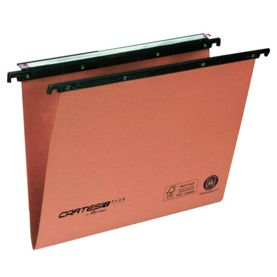 Cartelle sospese per cassetto Cartesio linea Cartesio - fondo a V - conf. 25 pezzi - 100/395-A2