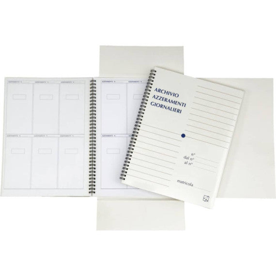 Cartellina 4Mat A4 in bindakote per azzeramenti fiscali 250 g/m² bianco 3940