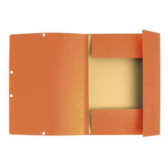 Cartellina con elastico - cartoncino Lustrè - 3 lembi - 24 x 32 cm - colori assortiti - Exacompta