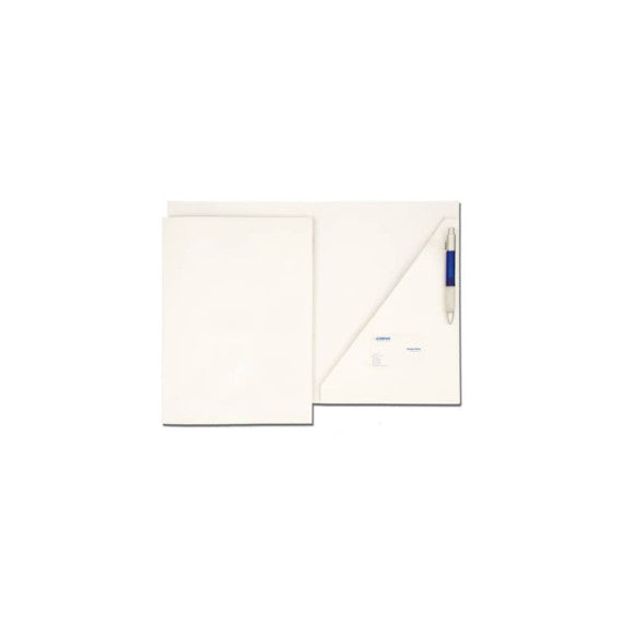 Cartelline a 2 lembi 4Mat A4 bindakote bindakote 250 g/m² c/alloggio biglietti visita e penna cf. 10 pz - 3745