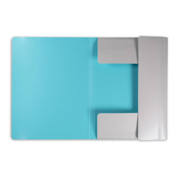 Cartelline a 3 lembi Leonardi ViceVersa A4 25,5 x 35,5 cm conf. da 4 colori assortiti - 100041254
