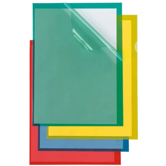 Cartelline a L in PP Sei Rota Poli 150 Color A4 blu - alto spessore - conf. 25 pezzi - 66232207