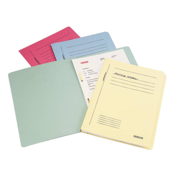 Cartelline ad aghi Esselte Rapid File 29,5x32 cm giallo 621055