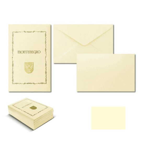 Cartoncino + busta Saul Sadoch 5 taschette modello Montenegro 8024