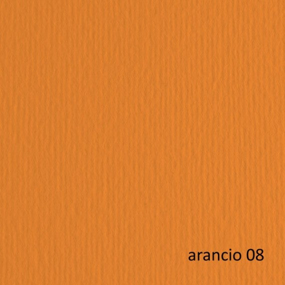 Cartoncino Elle Erre - 50x70cm - 220gr - arancio 108 - Fabriano - blister 20 fogli
