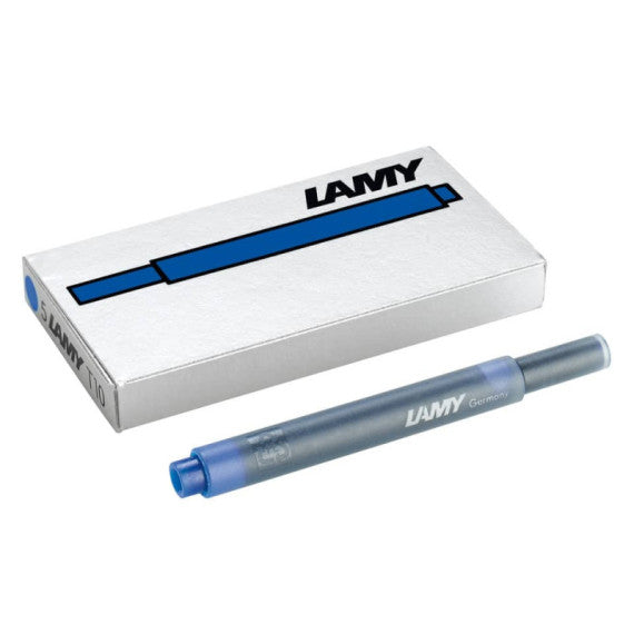Cartucce ricambio Lamy T10 in confezione da 5 colore inchiostro blu 1202077