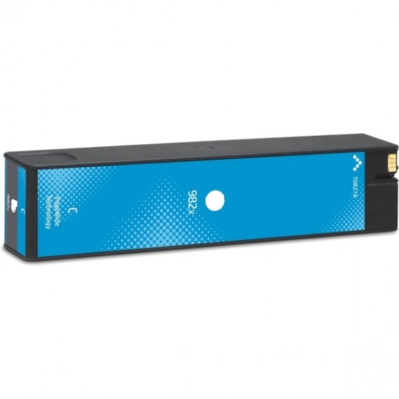 CARTUCCIA 982XLC CIANO T0B27A COMPATIBILE PER HP PageWide Enterprise 765,780,785 CAPACITA 16.000 PAGINE