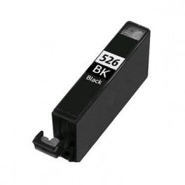 CARTUCCIA CLI-526 NERA COMPATIBILE CON CHIP PER CANON IP 4850,MG 5150,MG 5250 4540B001 CLI-526BK CAPACITA 9ML