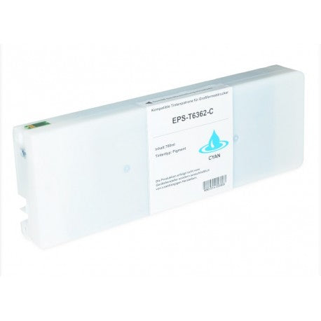 CARTUCCIA EPSON T6362 CIANO COMPATIBILE PER EPSON 7700,7890,7900,9890 C13T636200 CAPACITA 700ML PIGMENTATO -CON CHIP-