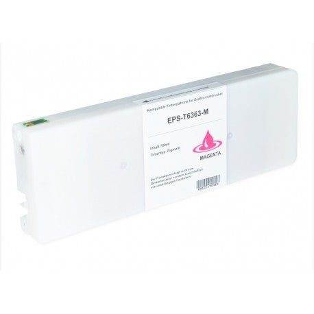 CARTUCCIA EPSON T6363 MAGENTA COMPATIBILE PER EPSON 7700,7890,7900,9890 C13T636300 CAPACITA 700ML PIGMENTATO -CON CHIP-